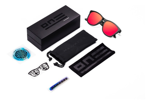 Imagen 6 de 6 de Lentes De Sol Hawkers - Carbon Black Ruby One