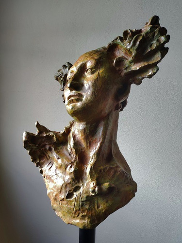 Busto De Mujer Bronce De Javier Marín