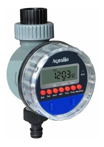 Temporizador Irrigação Digital Timer Fluxo Aspersor Aqualin