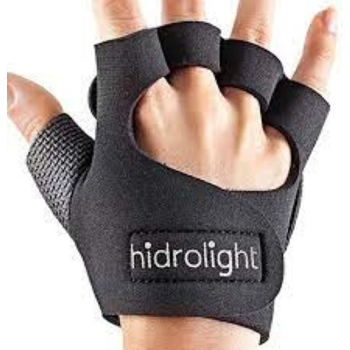 Luva Neoprene  Musculação Academia Preta Par T/ M Hidrolight