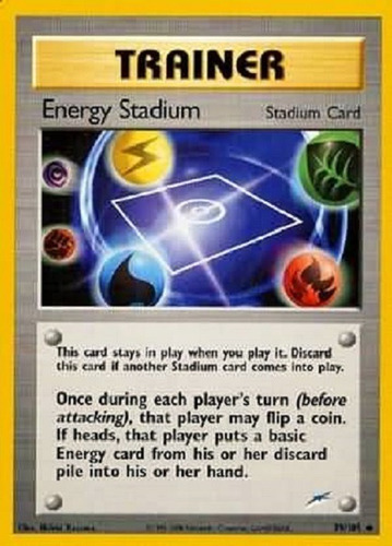 Energy Stadium 99/105 Raro Pokemon Tcg