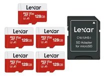 Comprar Tarjeta Micro Sd Lexar E-series De 128 Gb, Paquete De 5, Tar