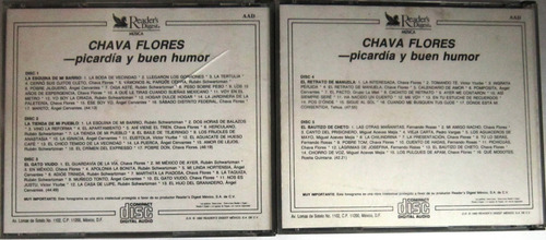 Chava Flores - Picardia Y Buen Humor 5 Cd (Usado)