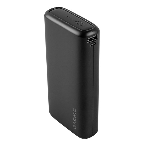 Imagen 4 de 6 de Power Bank 25000 Mah Slim Shockproof Celular Notebook Color Negro