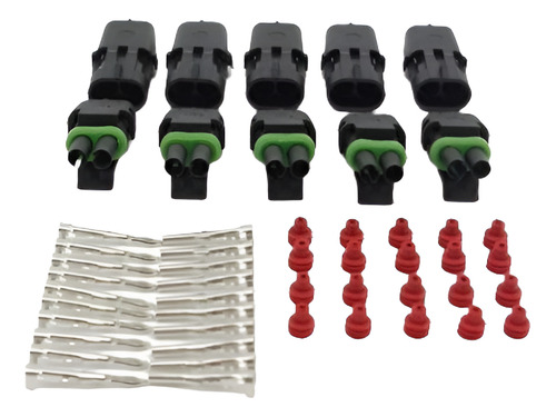 2 Perno Forma 10 Impermeable Kit Conector Eléctrico 1,5 Mm T