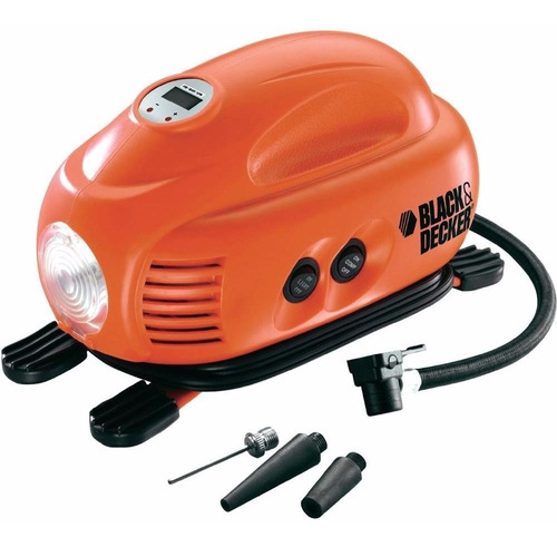 Inflador Eléctrico Black Decker 12v Auto Moto Pelota Asi200