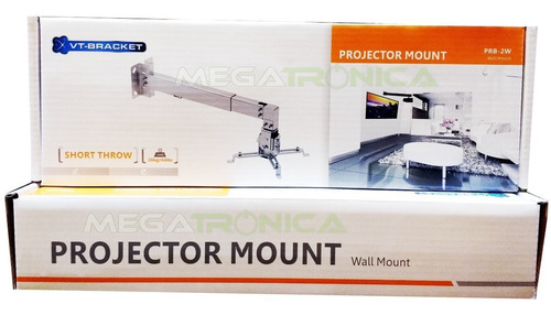 Imagen 6 de 8 de Soporte Proyector Techo Pared Extensible Universal Prb-2w