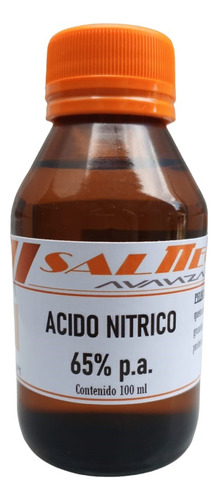 Ácido Nítrico 65% P. A.  X100 Ml