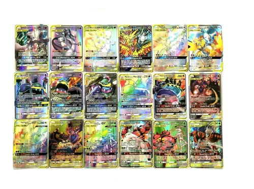 Lote 40 Cartas Pokemon: 30 Gx + 10 Cartas União De Aliados