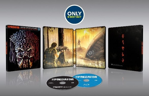 Blu Ray The Predator 2018 4k Ultra Hd Original Steelbook 