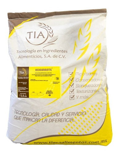 Acelerante 20kg Tortilla Harina De Trigo Tia