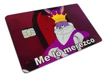 Comprar Sticker Cover Tarjeta Skin Calcomania Me Lo Merezco Boxbunny