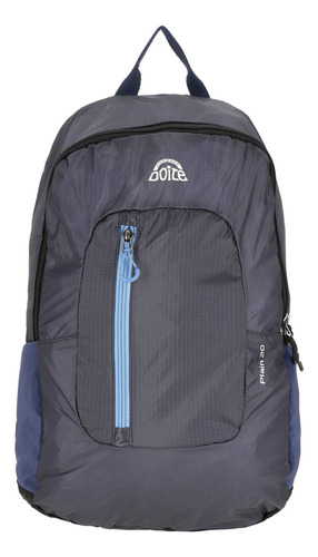 Mochila Compactable Plain Navy 20l Doite Color Azul