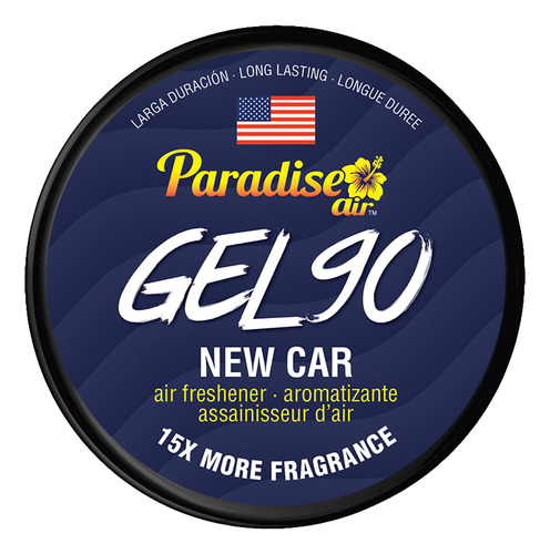 Gel Ambientador De Carros Paradise Air Aromas Larga Duración