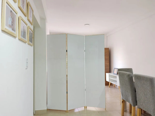 Imagen 4 de 5 de Biombo Plegable Separador Ambiente Divisor De 4 Hojas