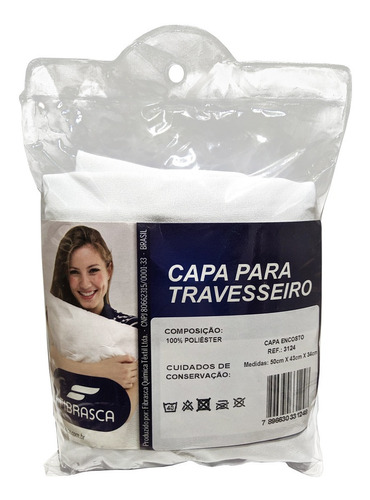 Capa Para Travesseiro Almofada  Encosto Anatômico Fibrasca