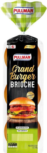 Pão De Hambúrguer Brioche 520g - Pullman