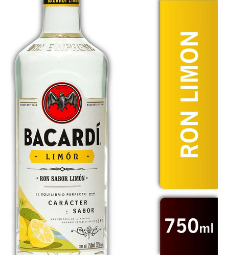 Ron Bacardi Limon 750cc 1 Unidad