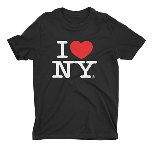 Playera I Love Ny - Nueva York - Corazon New York Black