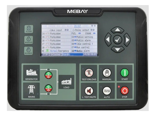 Panel Control Mebay Dc90dr Planta Electrica Generador