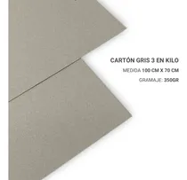 Comprar Cartón Gris 3 En Kilo 100x70cm