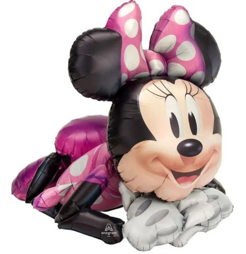 Globo Minnie Mouse Sentada , Airwalker, Alto 88cms