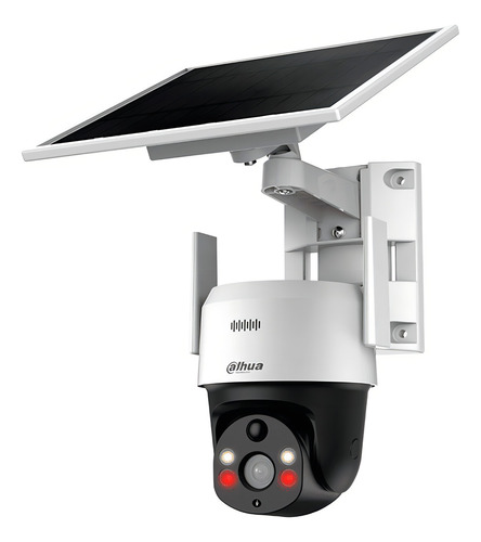 Cámara Ip Pt 4g Panel Solar 2mp H.265 Led Ir 30 M Sensor Pir Color Blanco