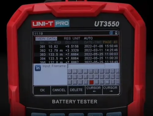 Tester Probador Baterías Profesional Automotriz Uni-t Ut3550
