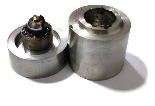 Jgo De 2 Pzs Tejuelo Fabricado En Inoxidable De 2pg