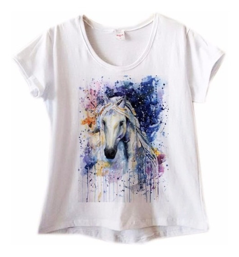 T Shirt Feminina Cavalo Blusa Country Camiseta Top Cowgirl