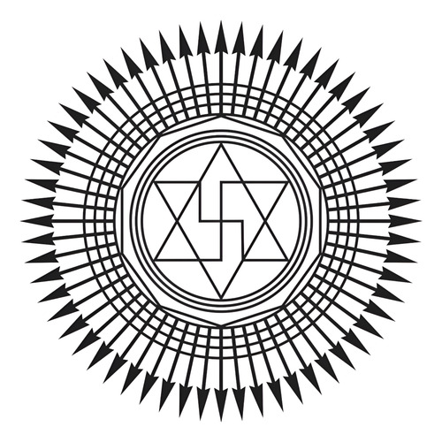 Gráfico Radiestesia Radiônica 17x17cm - Queima De Karma