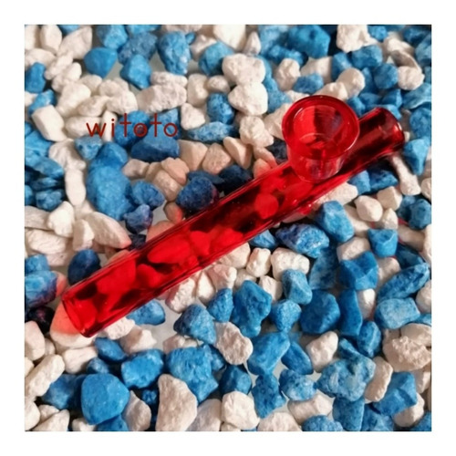 Pipa De Vidrio Roja