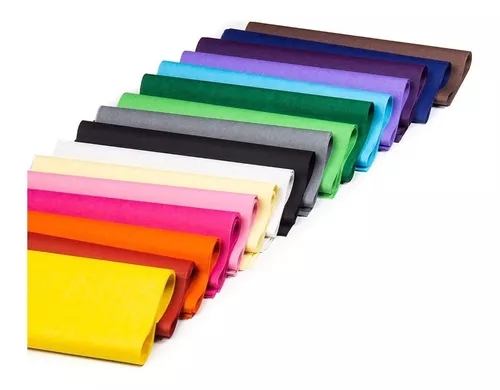 100 Pliegos Papel China Papel de Seda 70x50CM varios colores para hacer  Manualidades Decorativas