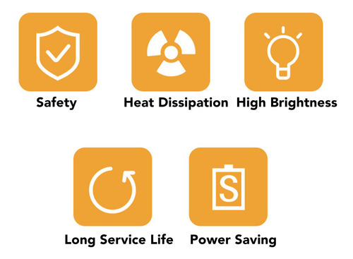 Lámpara De Emergencia Led Recargable De Largo Alcance