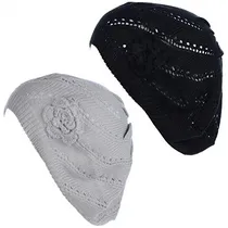Comprar Gorros Sombreros Y Boinas De Punto Gris Talla Única
