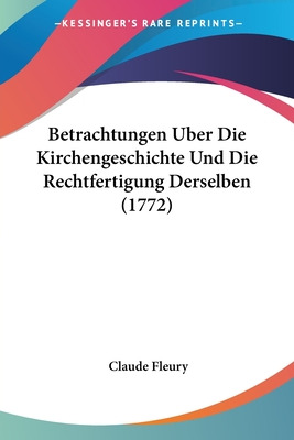 Libro Betrachtungen Uber Die Kirchengeschichte Und Die Re...