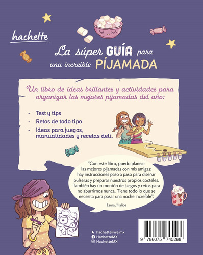 La Súper Guía Para Una Increíble Pijamada: Na, De Meyer, Aurore. Aplica, Vol. 1. Editorial Hachette Editorial México - Hachette, Tapa Blanda, 1. Edición En Español, 2025