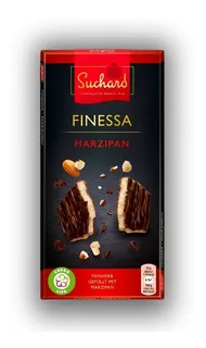 Turrón De Chocolate Suizo Suchard Mazapán Con Almendras