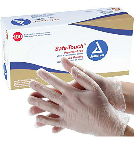 Guantes Examen Vinilo Sin Polvo Xlbox/100