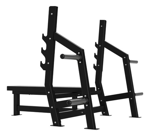 Banco Press Pecho Plano Porta Disco Gimnasio Gym Profesional
