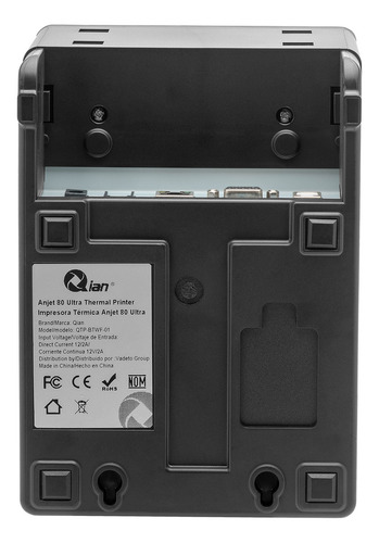 Impresora de Tickets Qian, Térmica, 203 x 203DPI, USB, Serie, Bluetooth, Wi-Fi, Compatible con ESC/POS, Rj11/Rj45, Negro, QTP-BTWF-01