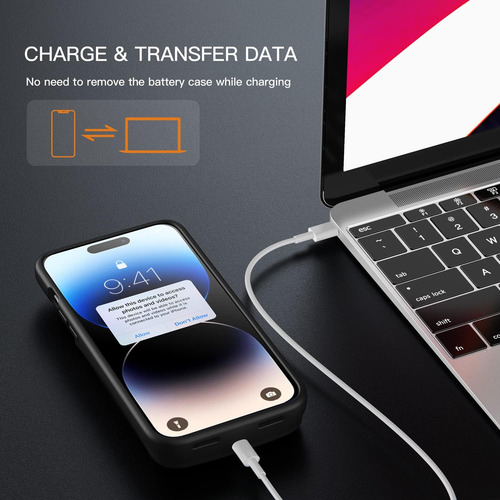Funda De Batería Para iPhone 14 Pro 14 13 Pro 13 Mah, Funda
