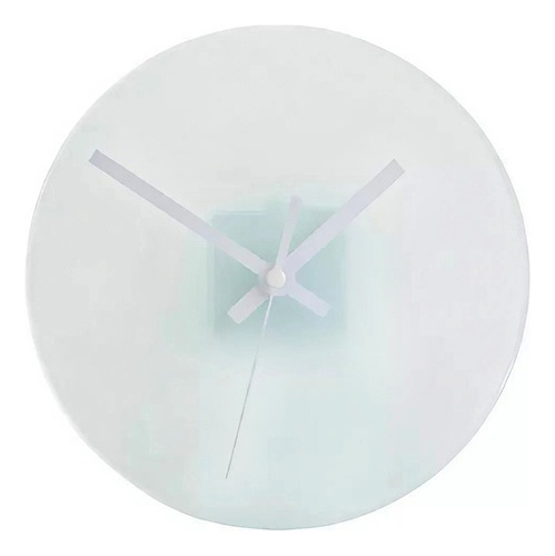 3pz Reloj De Pared Promocional Arenado Circular 20cm Color de la estructura Blanco