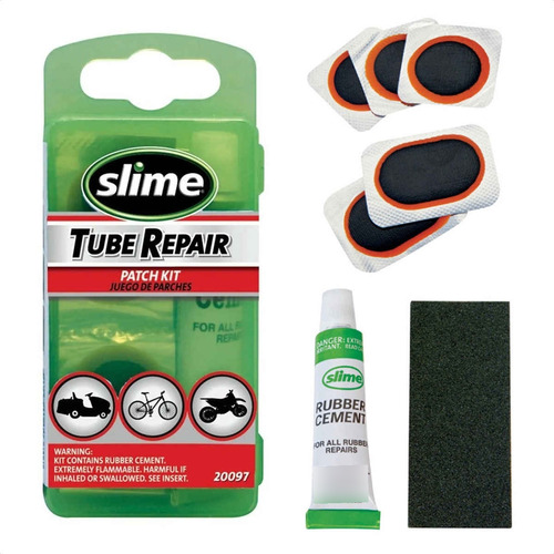 Kit Parches Y Pegamento Slime Tube Repair