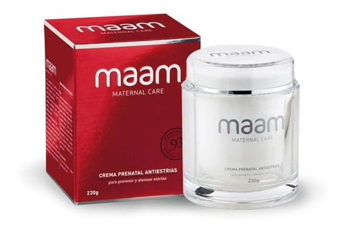 Crema Prenatal Antiestrias Maam 230gr Sin Fragancia