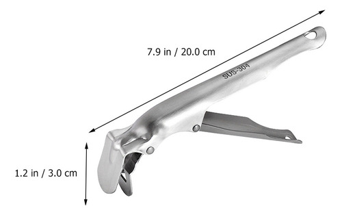 Clip Antiquemaduras De Acero Inoxidable