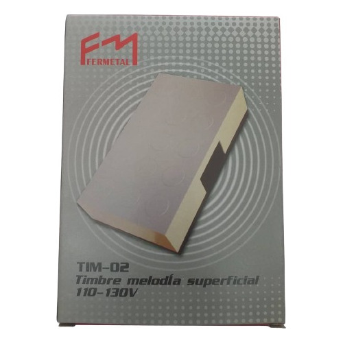  Timbre Melodía Superficial 110-130v Marca Fermetal