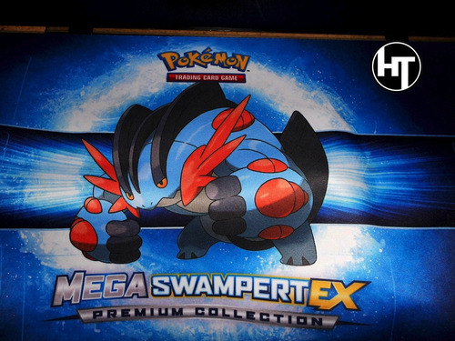 Imagen 5 de 10 de Pokemon, Trading Card Game, Mega Swampert Ex, Play Mat, 24