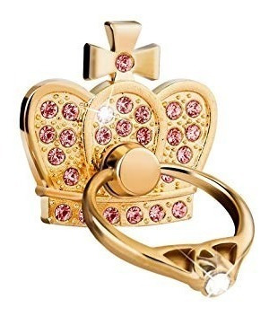 Anillo Ring Soporte Para Celular En Metal Y Strass