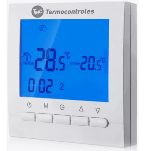 Termostato Ambiente Programable C/botones A Pilas - Caldera